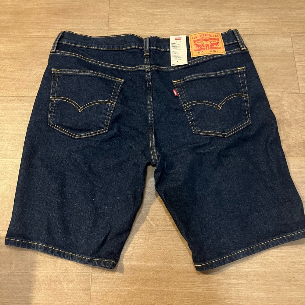 Levi's Blue Jean Shorts Classic Style